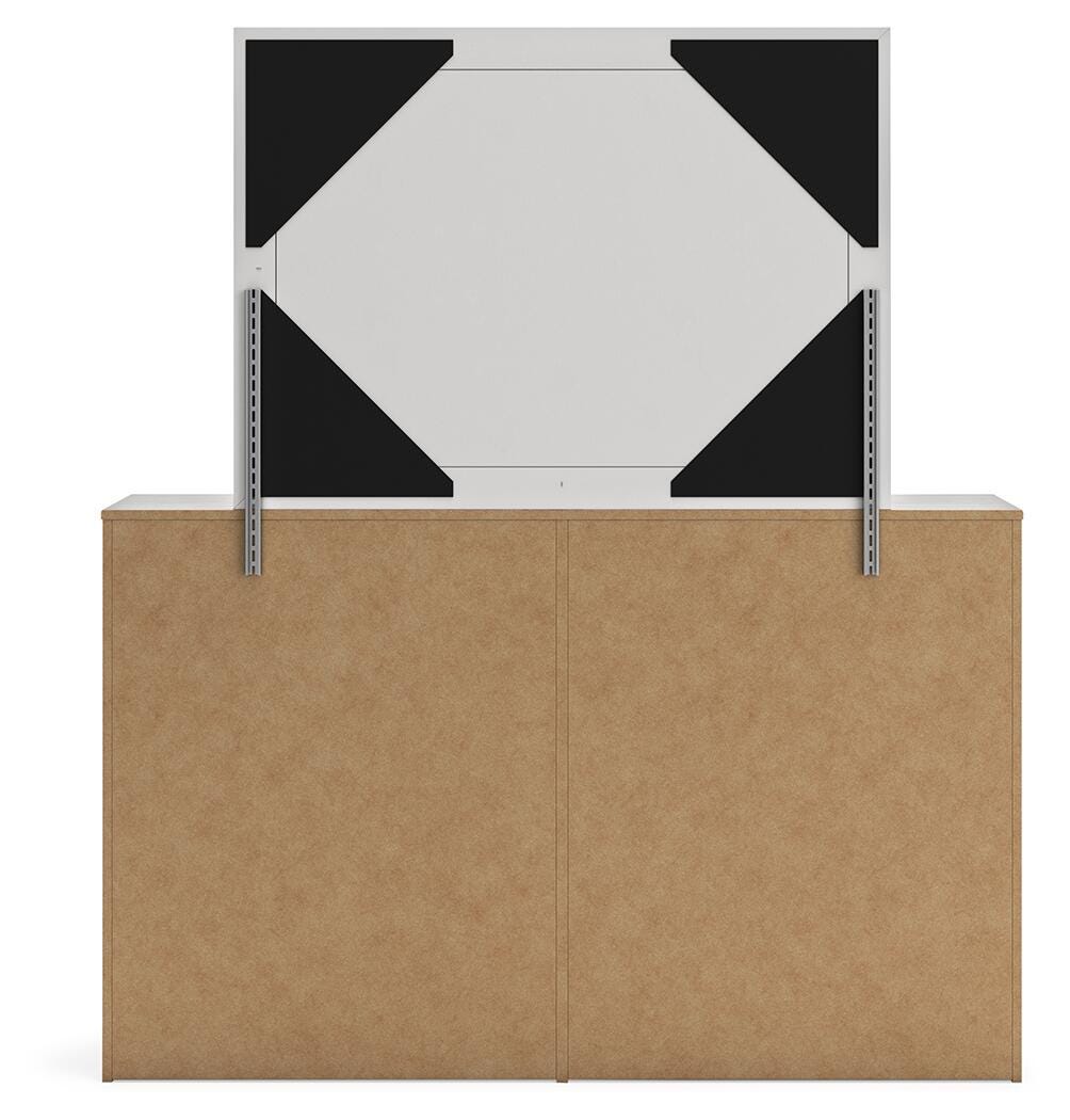 Cayboni Queen Panel Bed, Dresser and Mirror