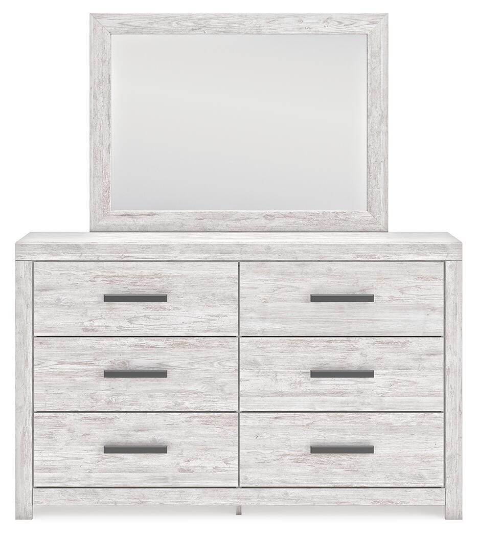 Cayboni Queen Panel Bed, Dresser and Mirror