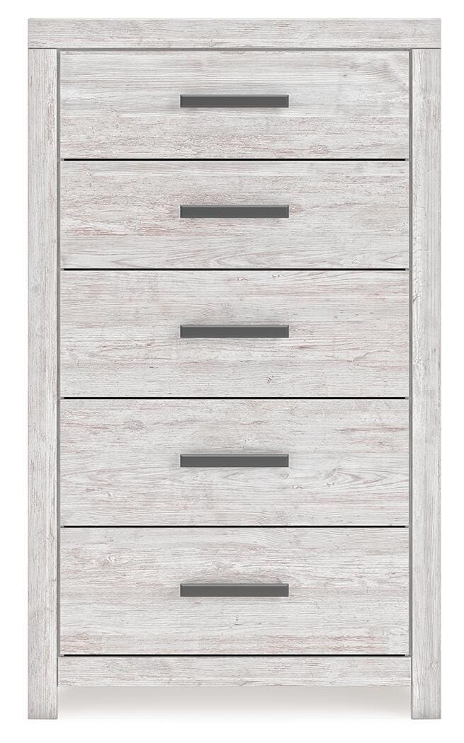 Cayboni Twin Panel Bed, Dresser and Chest
