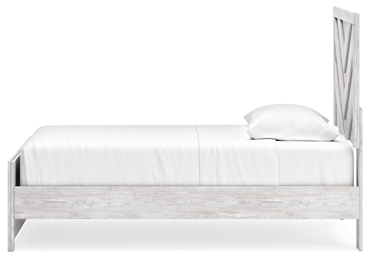 Cayboni Twin Panel Bed, Dresser and Chest