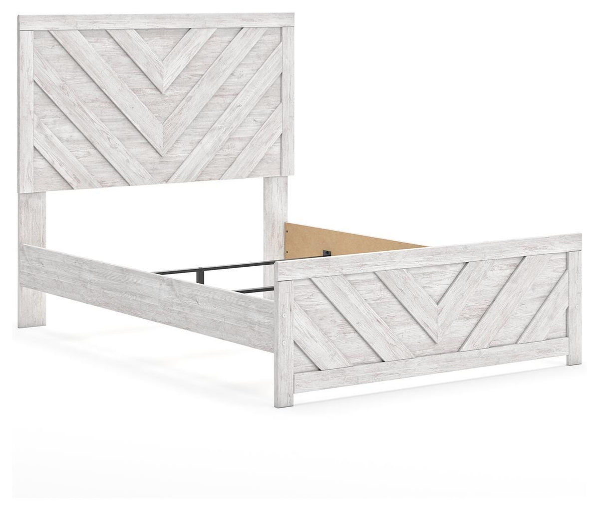 Cayboni Full Panel Bed, Dresser, Mirror and Nightstand