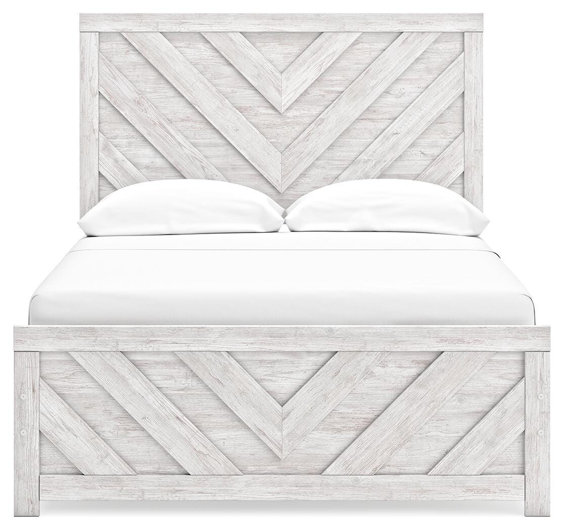 Cayboni Full Panel Bed, Dresser and Mirror
