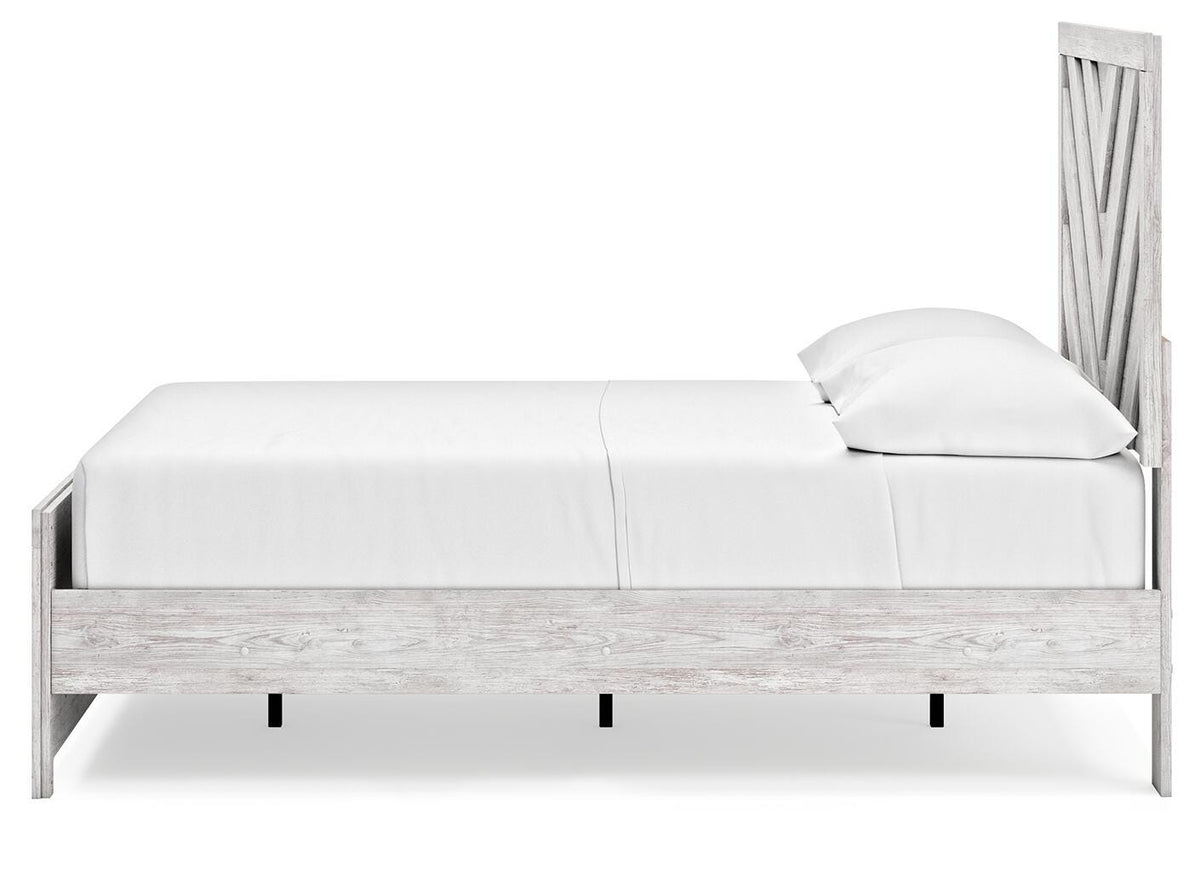 Cayboni Full Panel Bed, Dresser, Mirror and Nightstand