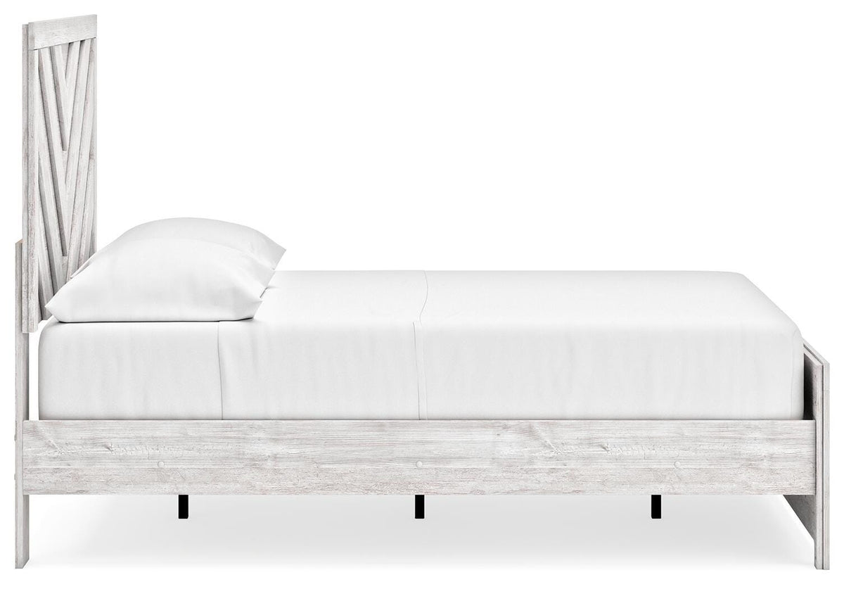 Cayboni Full Panel Bed, Dresser, Mirror and Nightstand