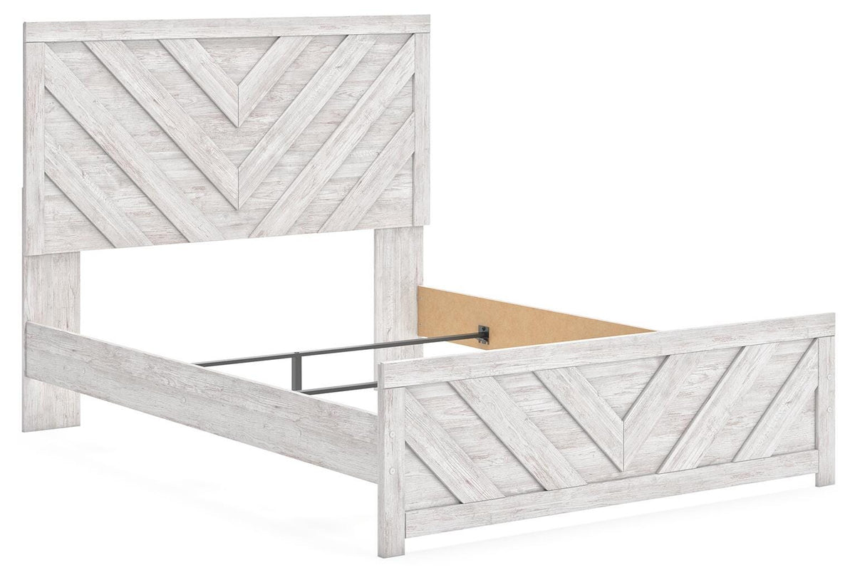 Cayboni Queen Panel Bed, Dresser and Mirror