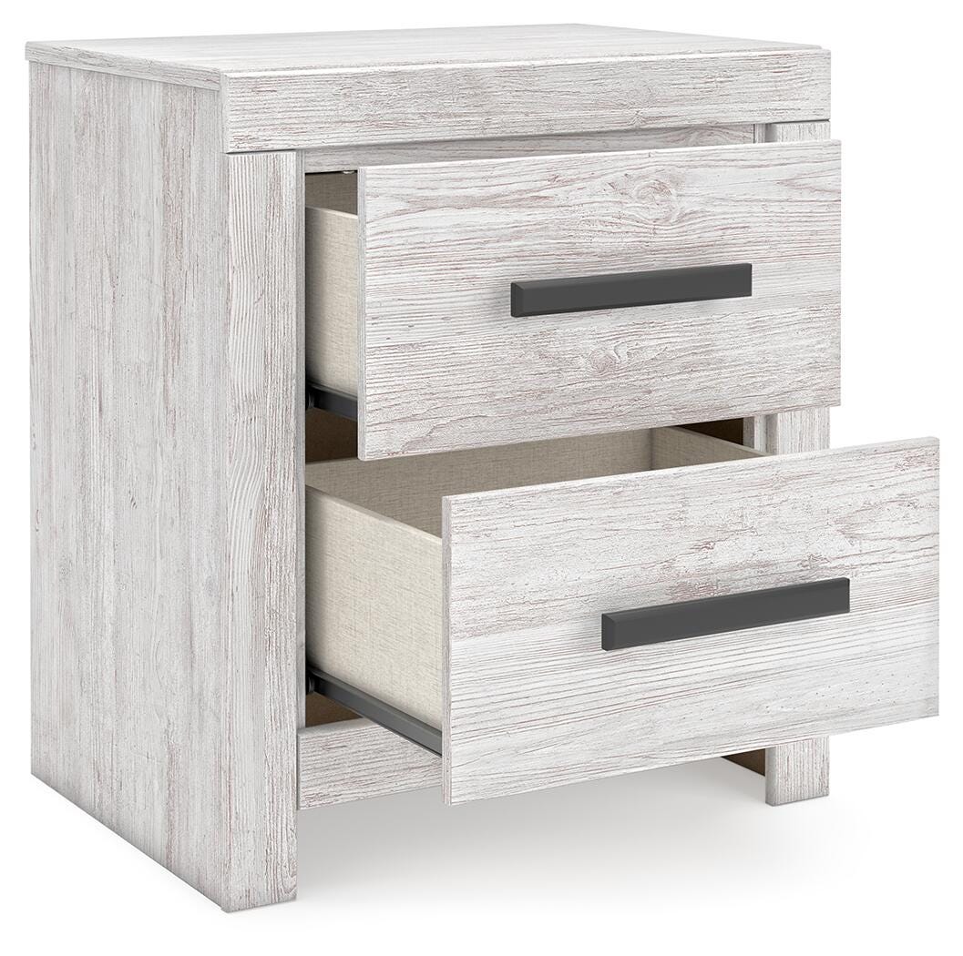 Cayboni King Panel Bed, Dresser, Mirror, Chest and 2 Nightstands