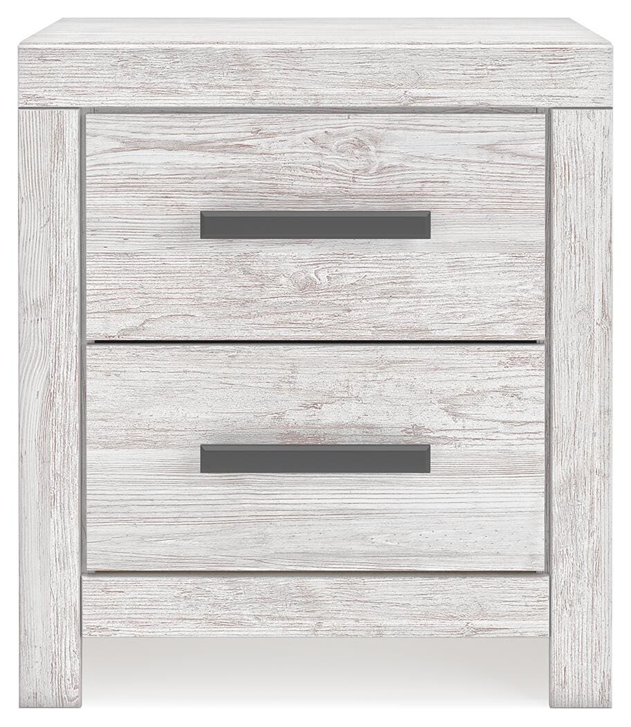 Cayboni King Panel Bed, Dresser, Mirror, Chest and 2 Nightstands