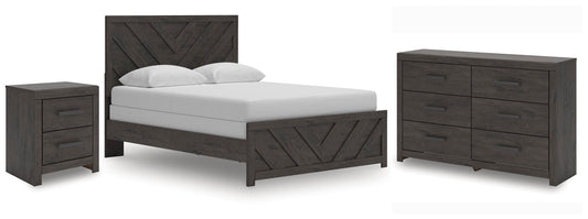 Prendonea Queen Panel Bed, Dresser and Nightstand