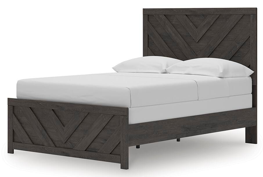 Prendonea Full Panel Bed, Dresser and Mirror