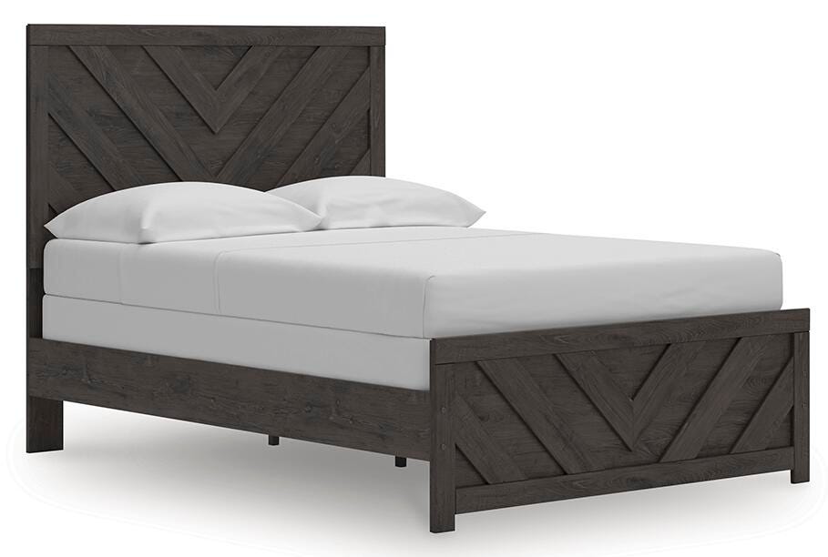Prendonea Full Panel Bed, Dresser, Mirror, Chest and Nightstand