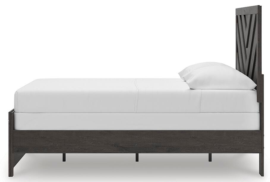 Prendonea Full Panel Bed, Dresser and Mirror