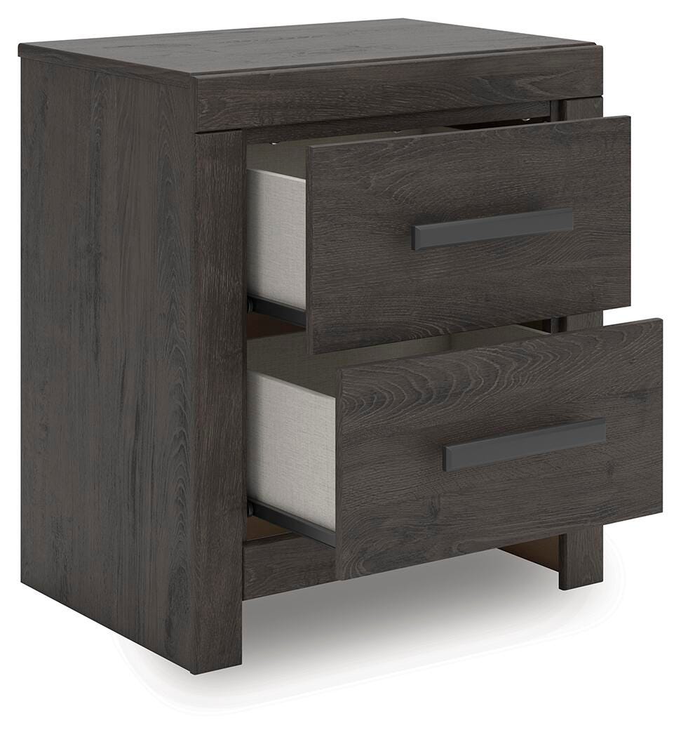 Prendonea Full Panel Bed, Dresser, Mirror, Chest and Nightstand