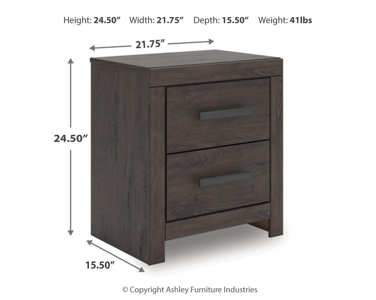 Prendonea Full Panel Bed, Dresser, Mirror, Chest and Nightstand