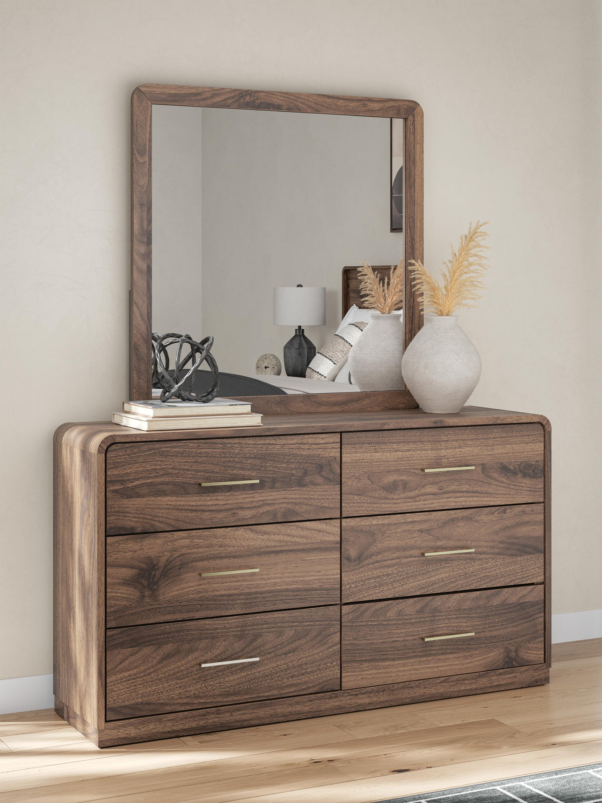 Fortlorn Queen Panel Bed, Dresser, Mirror and Nightstand