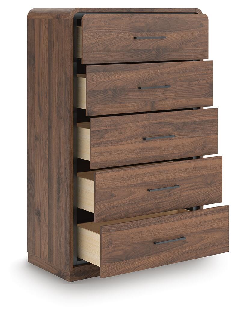 Fortlorn Queen Panel Bed, Dresser, Chest and 2 Nightstands