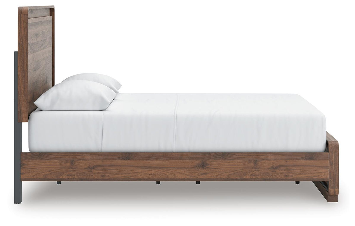 Fortlorn Queen Panel Bed, Dresser, Mirror and Nightstand