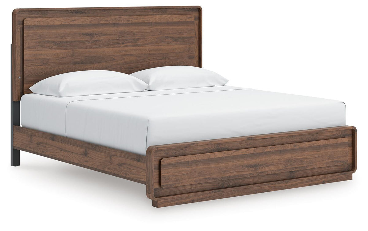 Fortlorn King Panel Bed, Dresser, Mirror and Nightstand