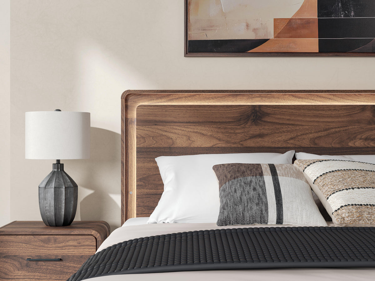 Fortlorn King Panel Bed, Dresser and Nightstand