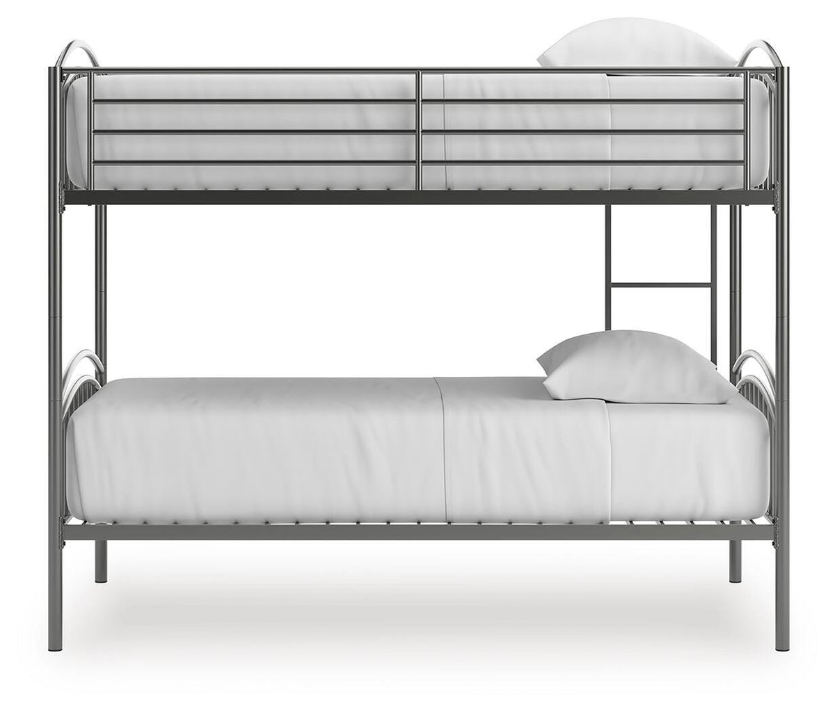 Lanceburg Twin over Twin Bunk Bed and 2 Mattresses