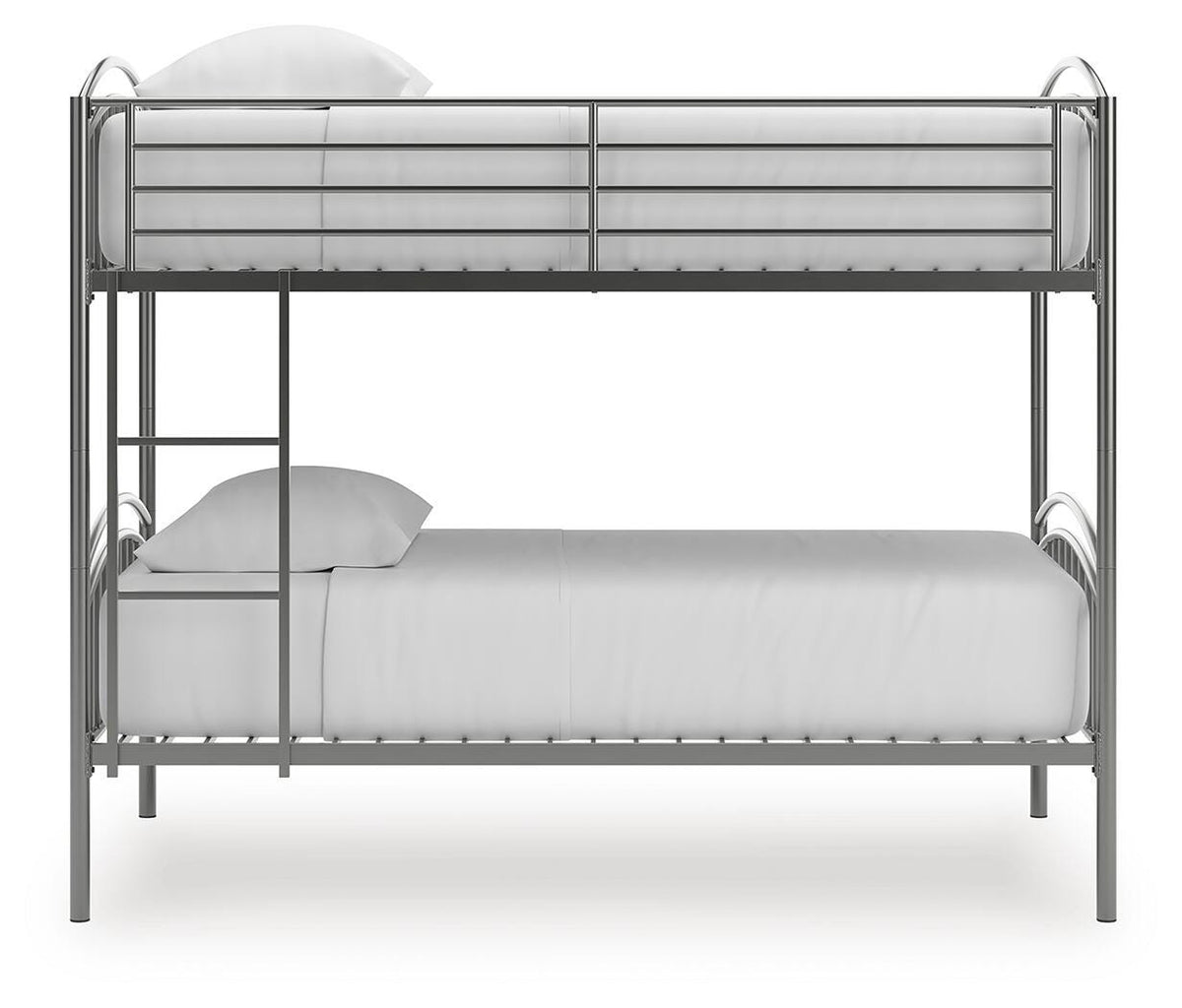 Lanceburg Twin over Twin Bunk Bed and 2 Mattresses