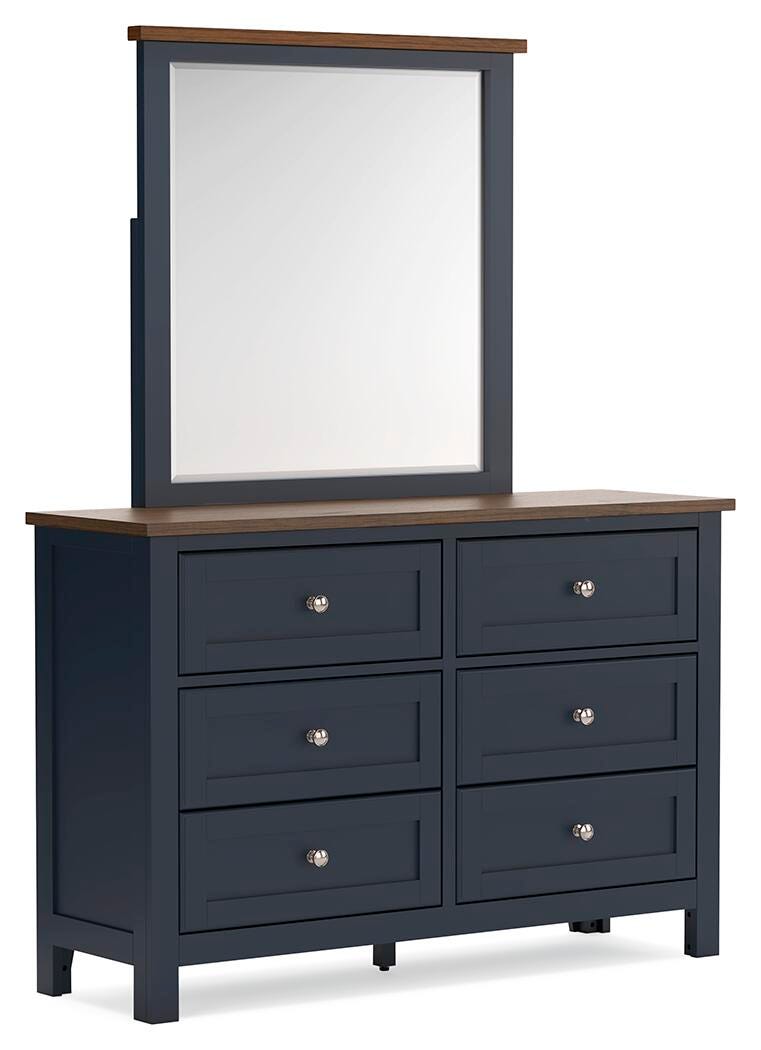 Landocken Queen Panel Bed, Dresser and Mirror