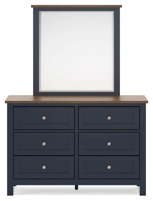 Landocken Queen Panel Bed, Dresser, Mirror and Nightstand