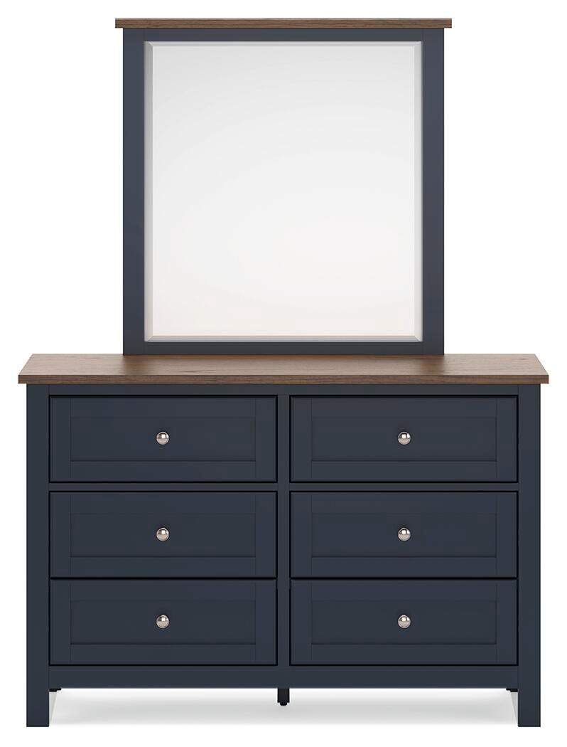 Landocken Queen Panel Bed, Dresser and Mirror