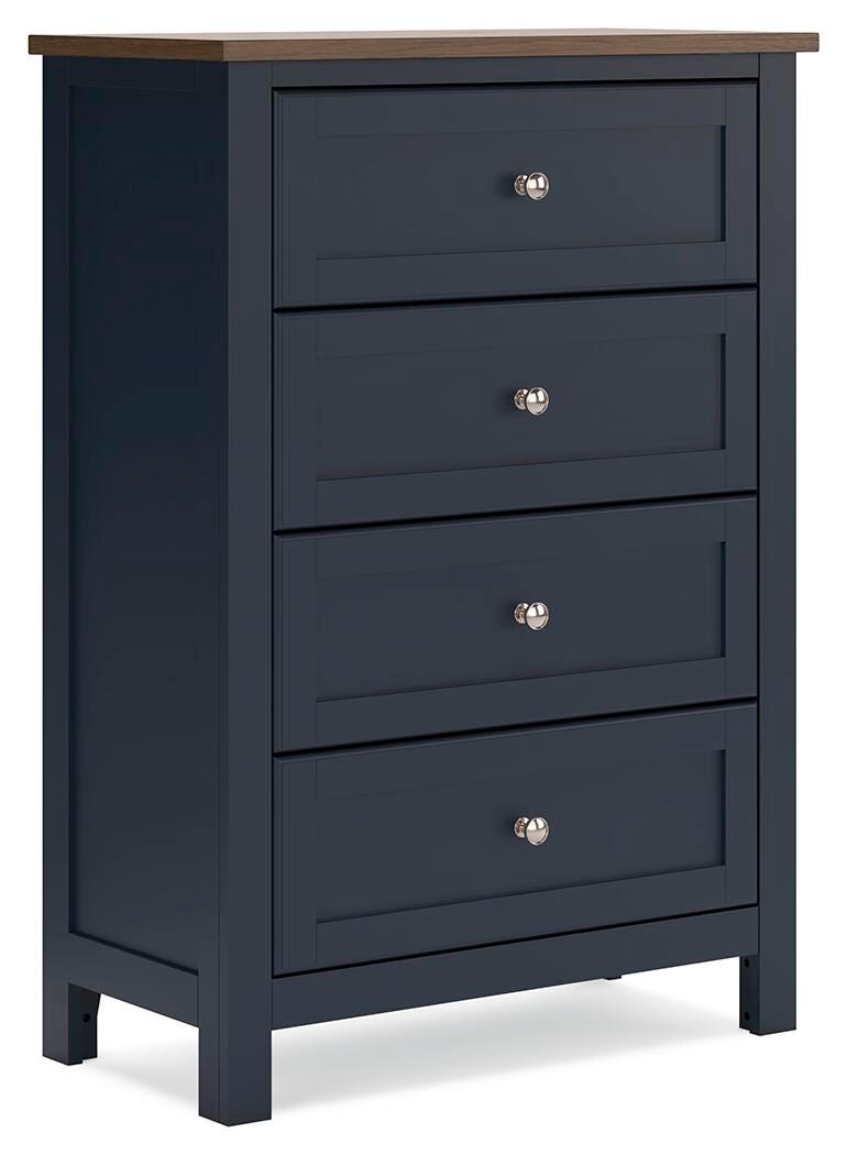 Landocken Twin Panel Bed, Dresser, Chest and Nightstand