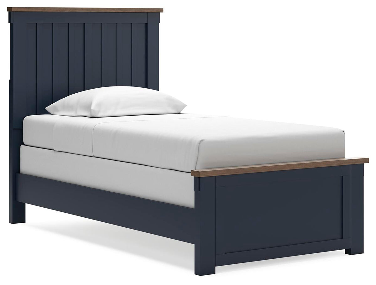 Landocken Twin Panel Bed, Chest and Nightstand