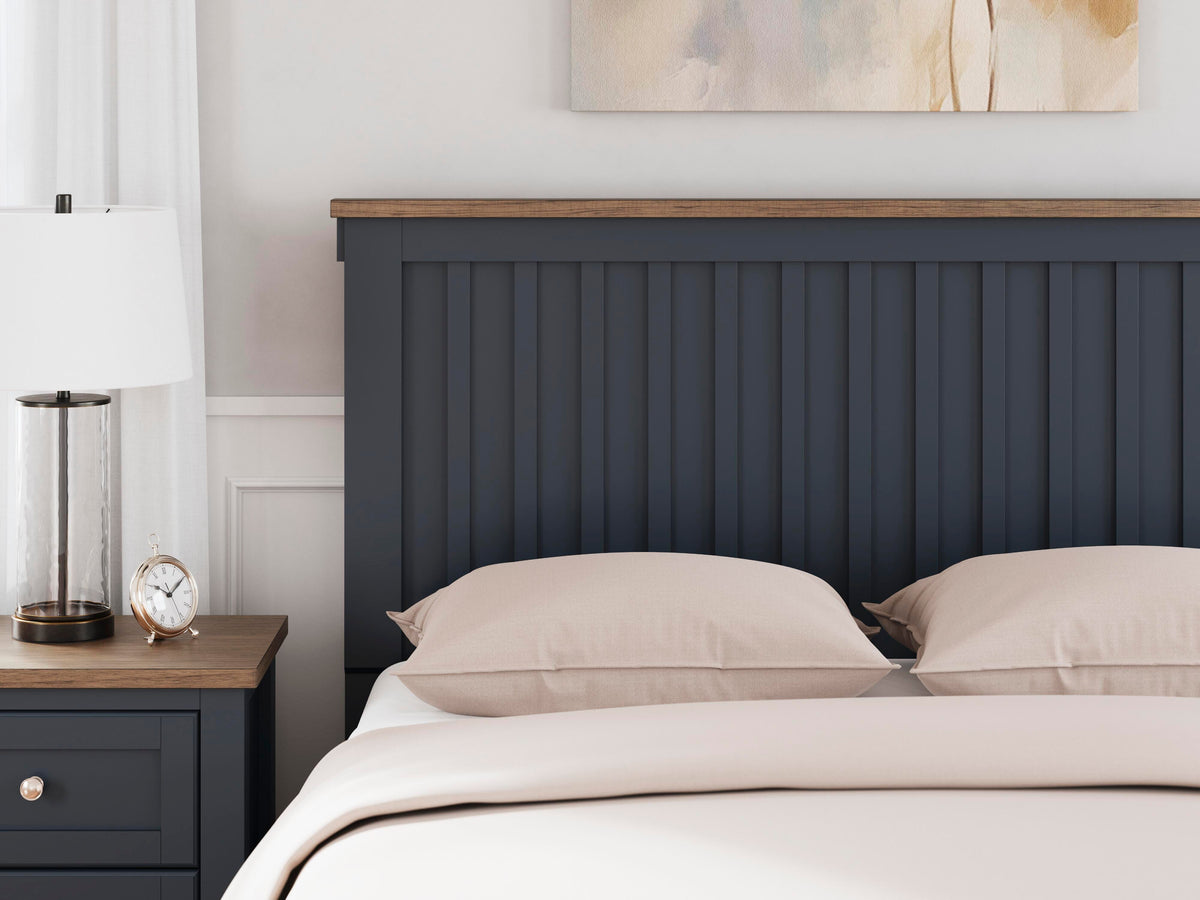 Landocken Queen Panel Headboard, Dresser and Mirror