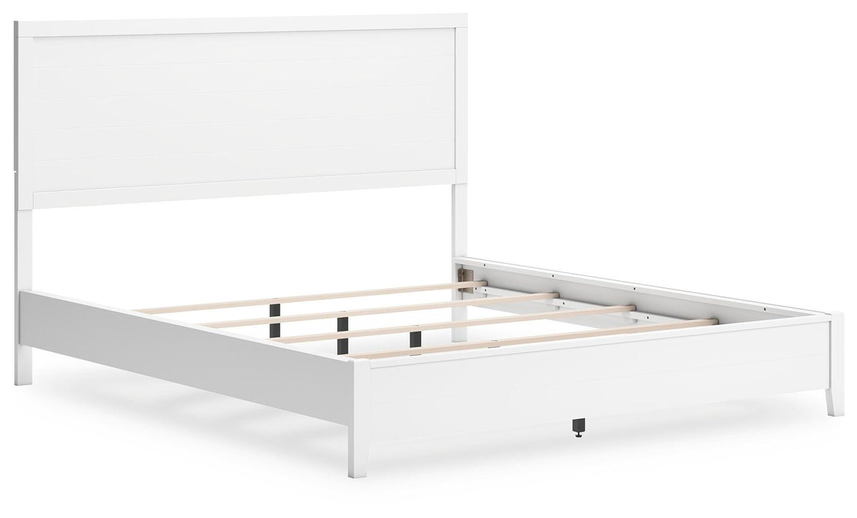 Binterglen California King Panel Bed, Dresser and Mirror