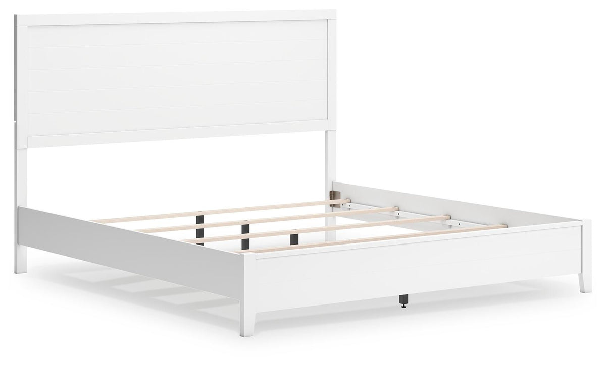 Binterglen King Panel Bed, Dresser, Mirror and Nightstand