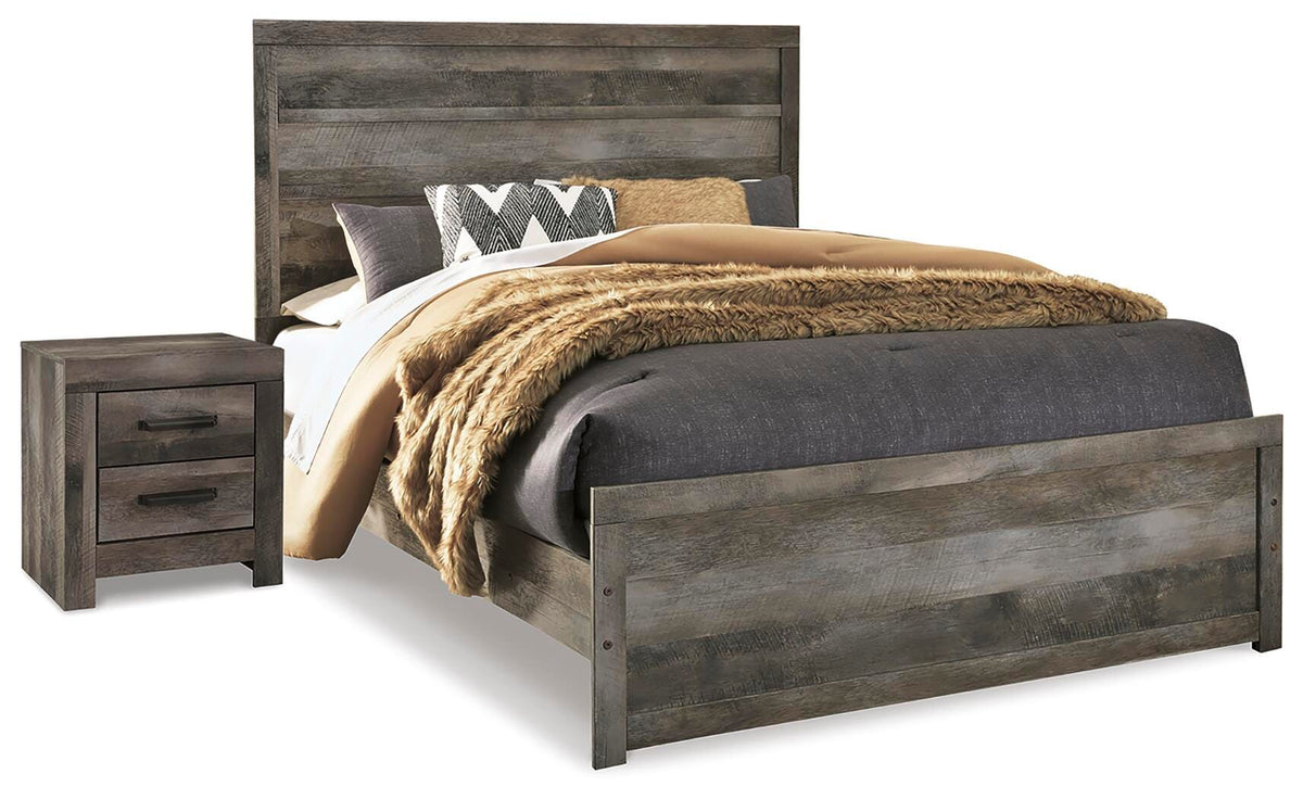 Wynnlow Queen Panel Bed and Nightstand