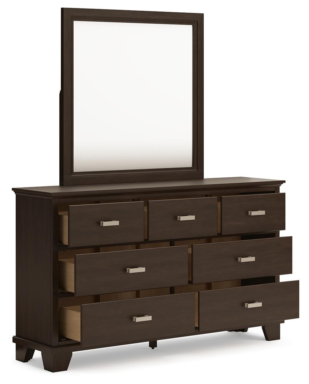 Covetown King Panel Bed, Dresser and Mirror