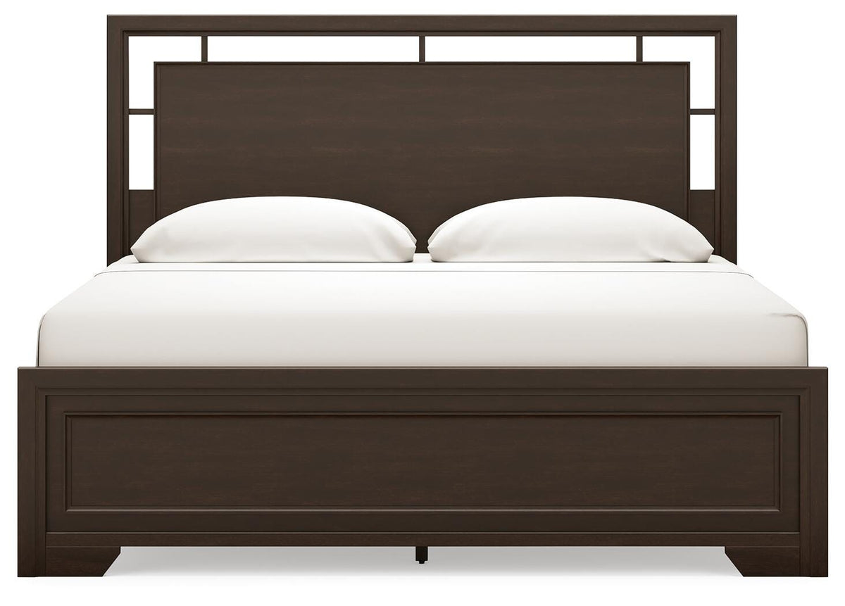 Covetown King Panel Bed, Dresser and Mirror