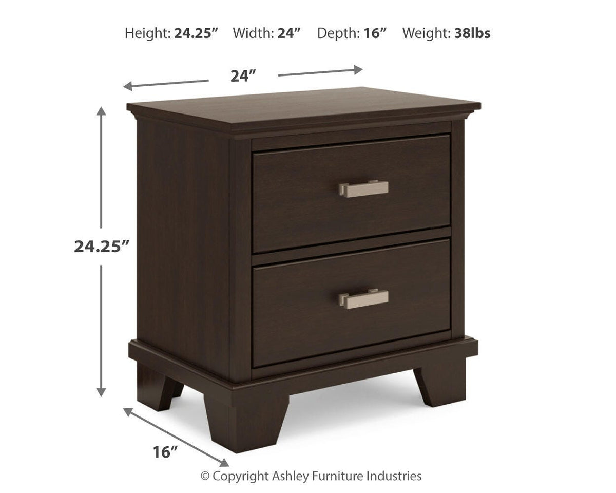 Covetown Queen Panel Bed, Dresser, Mirror and Nightstand