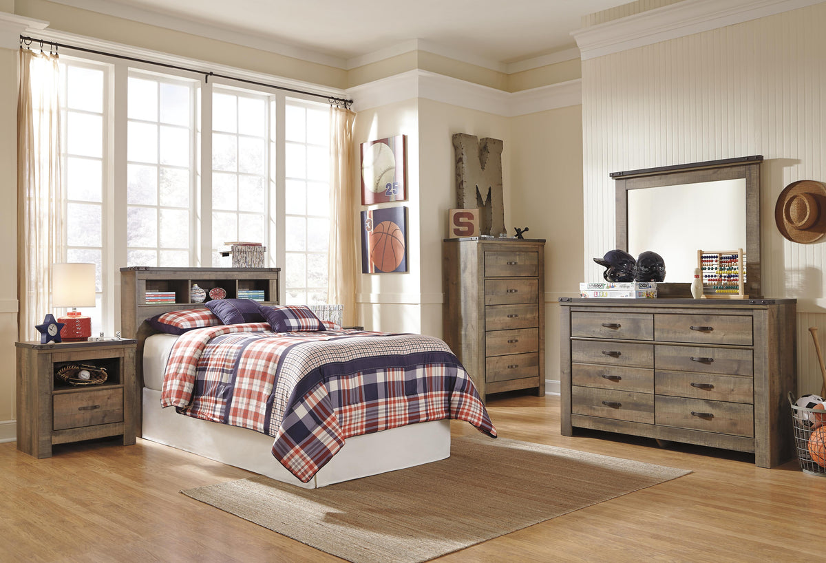 Trinell Twin Bookcase Headboard