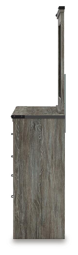 Frandern Twin Panel Bed, Dresser and Mirror