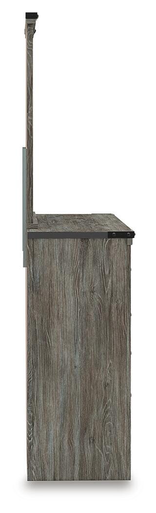 Frandern Twin Panel Bed, Dresser and Mirror