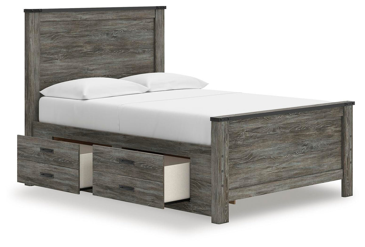 Frandern Full Panel Bed with Storage