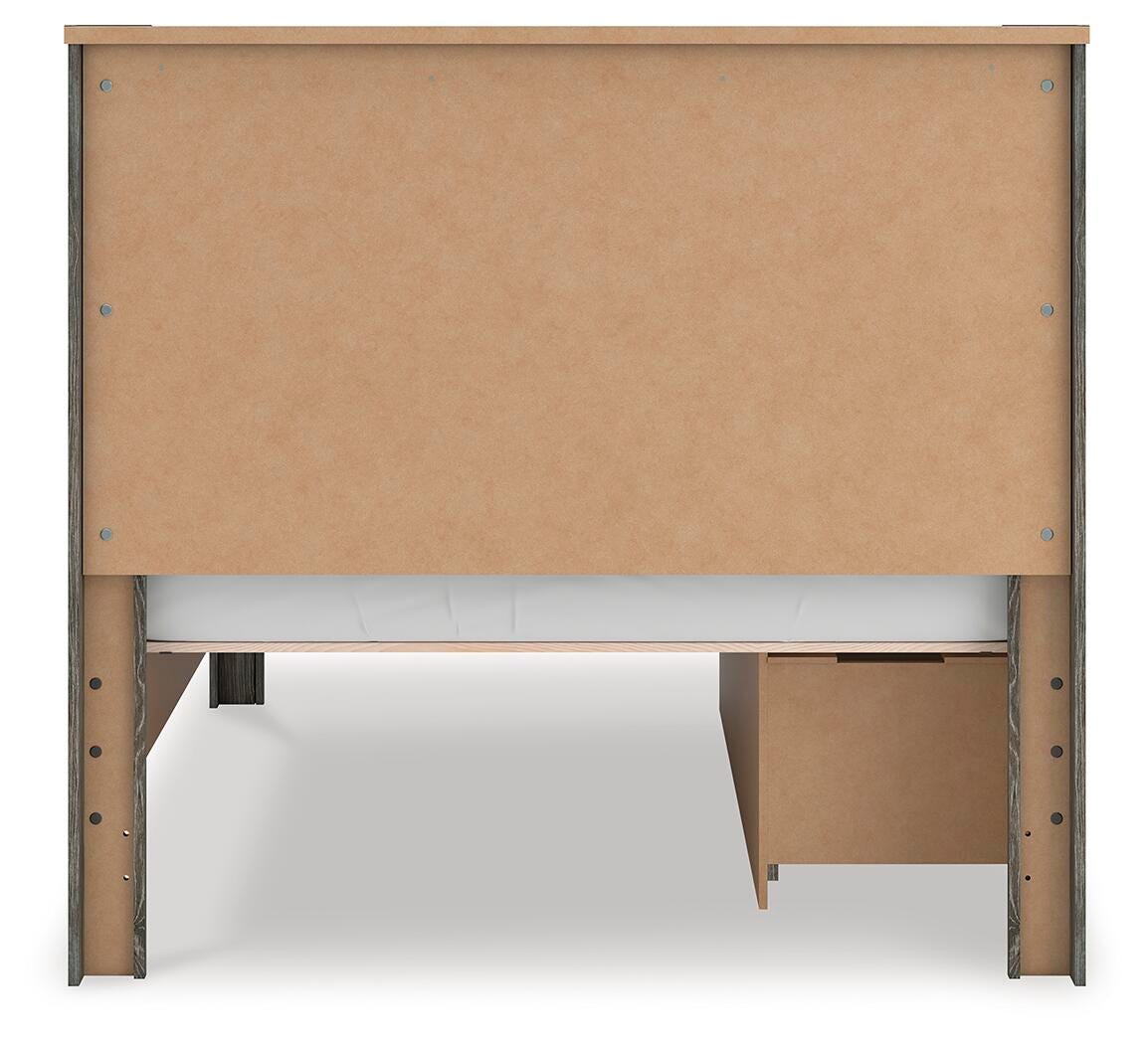 Frandern Full Panel Bed with Storage
