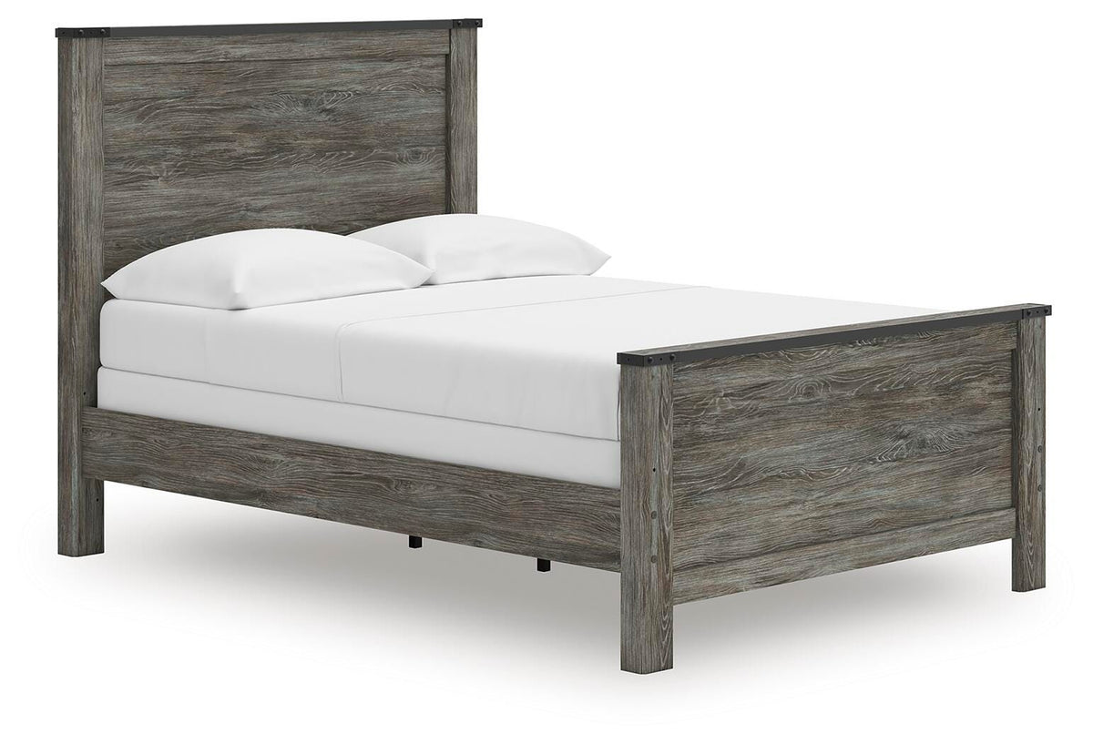 Frandern Full Panel Bed, Dresser and Mirror
