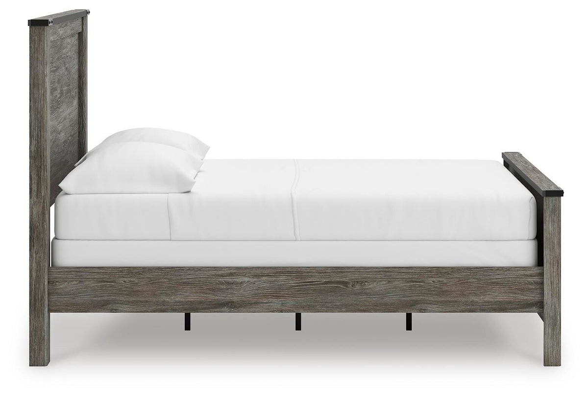 Frandern Full Panel Bed, Dresser and Mirror