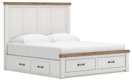 Savonport King Panel Storage Bed