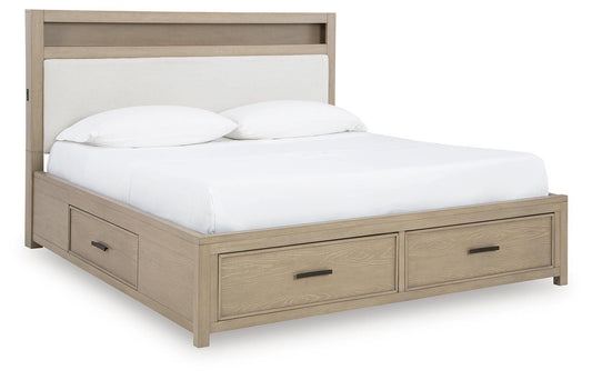 Calmoro California King Bookcase Bed
