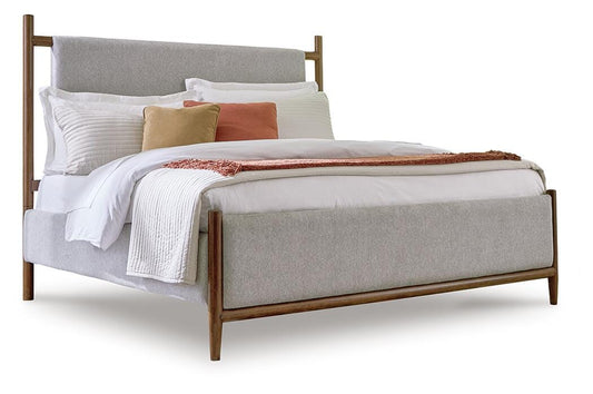 Lyncott Queen Upholstered Panel Bed