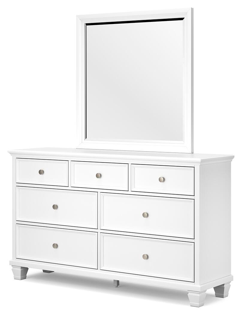 Fortman King Panel Bed, Dresser, Mirror, Chest and Nightstand