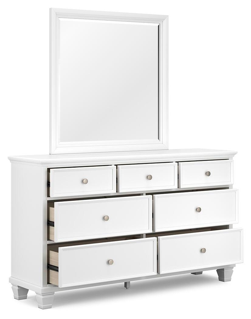 Fortman Full Panel Bed, Dresser and Mirror