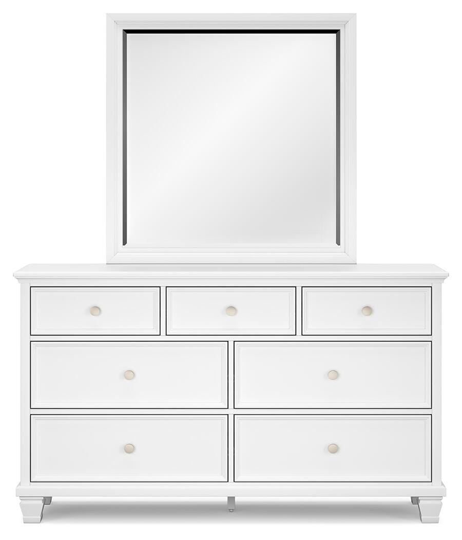 Fortman King Panel Bed, Dresser and Mirror