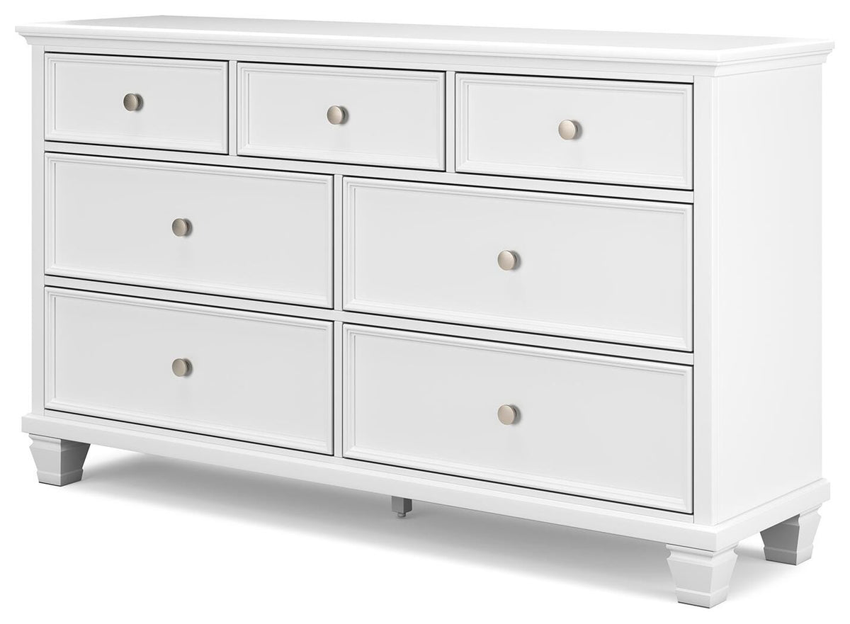 Fortman King Panel Bed, Dresser and 2 Nightstands